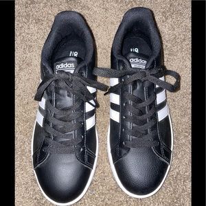 Black adidas shoes